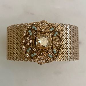 Antique Brass Cuff Bracelet